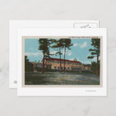 Pebble Beach, CA - Del Monte Lodge Uitzicht en Briefkaart (Voorkant / Achterkant)