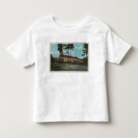 Pebble Beach, CA - Del Monte Lodge Uitzicht en Kinder Shirts (Voorkant)