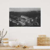 Pebble Beach, CA - Hotel Del Monte Aerial Uitzicht Poster (Keuken)