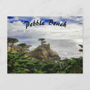 Pebble Beach California Ocean Uitzicht Briefkaart