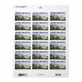 Pebble Beach California Ocean Uitzicht Etiket (Full Sheet)