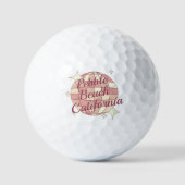 Pebble Beach Californië Golf golfbal Golfballen (Voorkant)