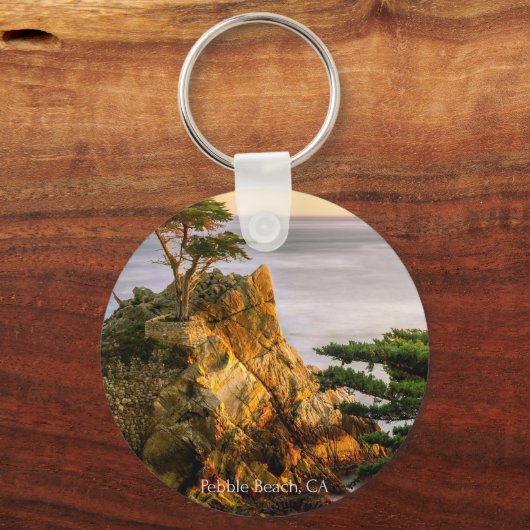Pebble Beach, Californië Sleutelhanger (Achterkant)