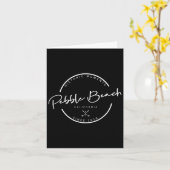 Pebble Beach Golf Kaart (Gele Bloem)