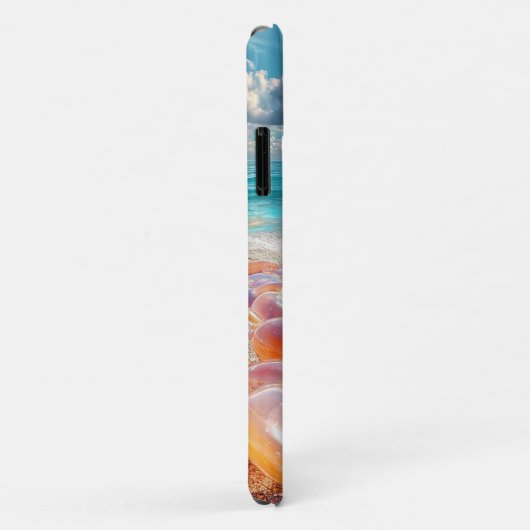 Pebble Beach Zeegezicht Rustige Oceaan Stenen Natu Case-Mate iPhone Case (Achterkant/rechts)