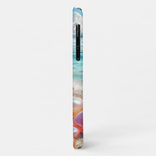 Pebble Beach Zeegezicht Rustige Oceaan Stenen Natu Case-Mate iPhone Case (Achterkant/links)