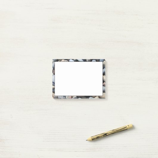 Pebble Border Post-it Notes (Op bureau)