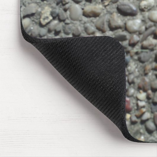 Pebble Embedded Concrete Mousepad Muismat (Hoek)