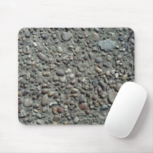 Pebble Embedded Concrete Mousepad Muismat (Met muis)