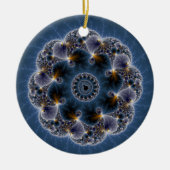 Pebble Fractal Art Keramisch Ornament (Voorkant)