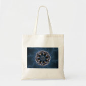 Pebble Fractal Art Tote Bag (Voorkant)