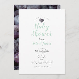 Pebble Hart Koppels Baby shower / Sprinkle Kaart