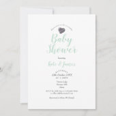 Pebble Heart Couples Baby Shower / Sprinkle Kaart (Voorkant)