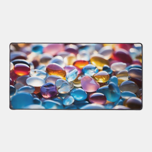 Pebble kleuren rustige vreedzame Natuur Bureaumat (Voorkant)