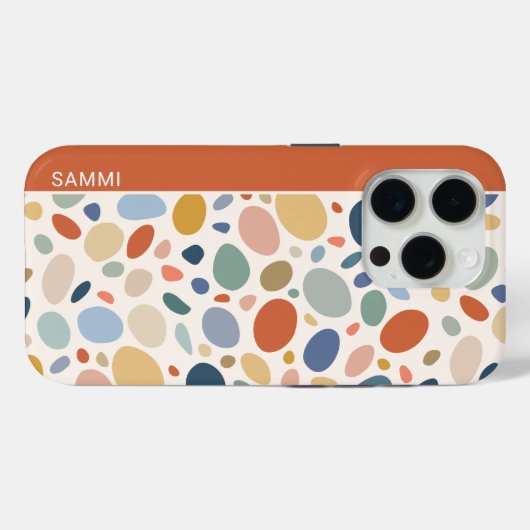 Pebble Palette Case-Mate iPhone Case (Achterkant (horizontaal))