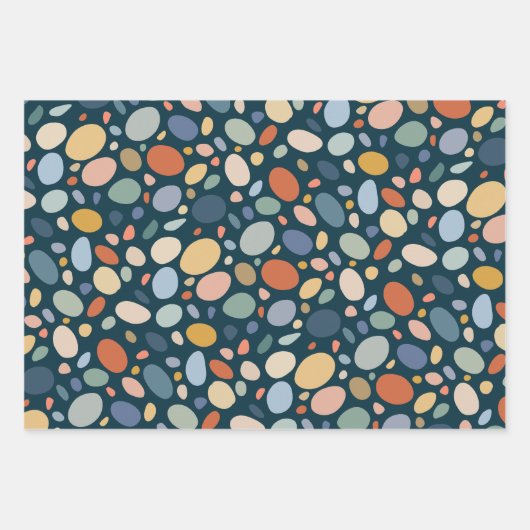 Pebble Palette Inpakpapier Vel (Voorkant 2)