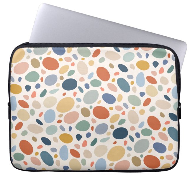 Pebble Palette Laptop Sleeve (Voorkant)