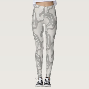 "Pebble Party in het zwart" Leggings