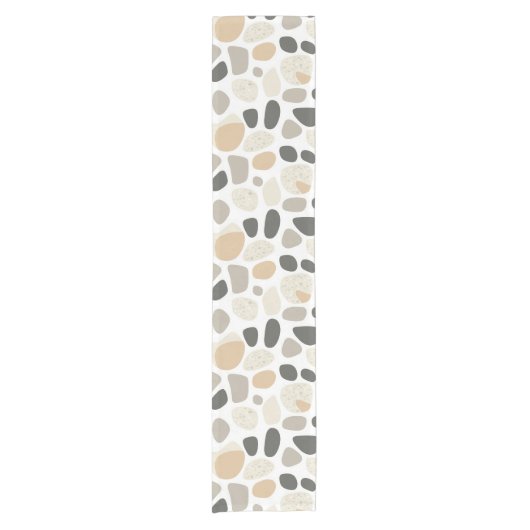 Pebble Path Scandinavian Table Runner Korte Tafelloper (Voorkant)