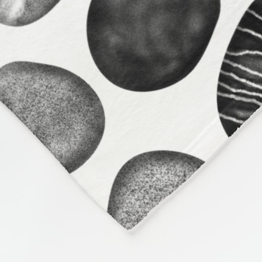 Pebble Pattern Fleece Deken (Hoek)