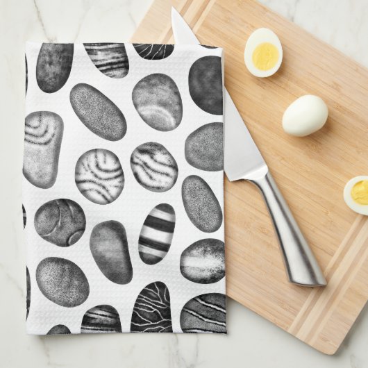 Pebble Pattern Theedoek (Quarter Fold)