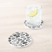 Pebble Pattern Zandsteen Onderzetter (Zijkant)