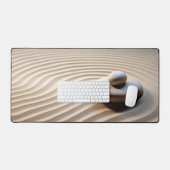 Pebble Sand Tranquil Vredige Natuur Bureaumat (Keyboard & Muis)