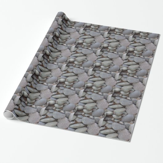 Pebble Stones Cadeaupapier (Uitgerold)