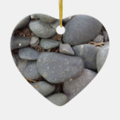 Pebble Stones Keramisch Ornament (Voorkant)