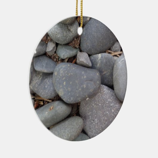 Pebble Stones Keramisch Ornament (Rechts)