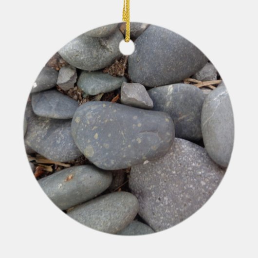 Pebble Stones Keramisch Ornament (Achterkant)