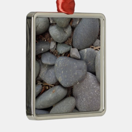 Pebble Stones Metalen Ornament (Rechts)