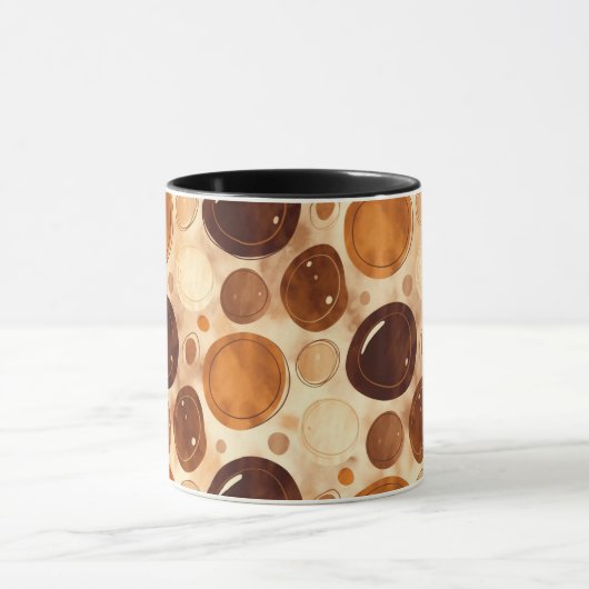Pebble Texture Coffee Mug – Modern Neutral Style Mok (Midden)