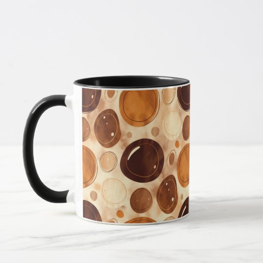 Pebble Texture Coffee Mug – Modern Neutral Style Mok (Links)