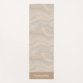 Pebbled Sandstone Texture Neutral Wabi-Sabi Yogamat