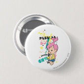 PEBBLES™ 80s Punk Ronde Button 5,7 Cm (Voorkant /achterkant)