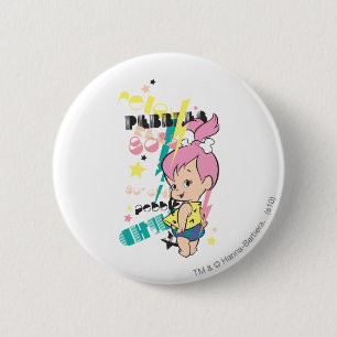 PEBBLES™ 80s Punk Ronde Button 5,7 Cm