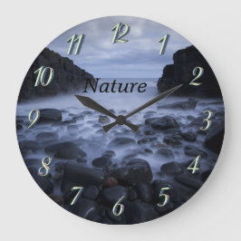 Pebbles and Rocks along the Ocean Shoreline Large Grote Klok