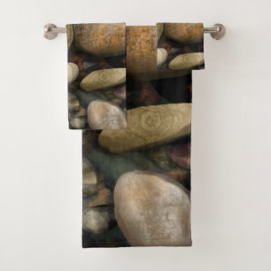 Pebbles Beach Towel Bad Handdoek