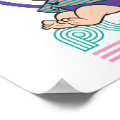 PEBBLES™- en BAM-BAM™-cassettespelers Poster (Hoek)