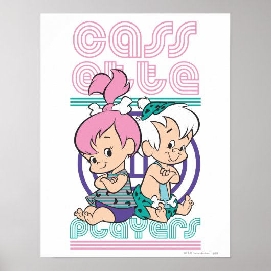 PEBBLES™- en BAM-BAM™-cassettespelers Poster (Voorkant)