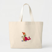 PEBBLES™ en Bam Bam en Dino Playtime Grote Tote Bag (Voorkant)