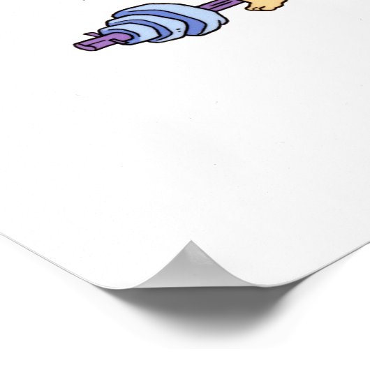 PEBBLES™ en Bam Bam en Dino Playtime Poster (Hoek)