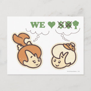 PEBBLES™ en Bam Bam houdt van Natuur Briefkaart