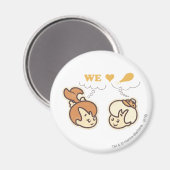 PEBBLES™ en Bam Bam Love Food Magneet (Voorkant / Achterkant)