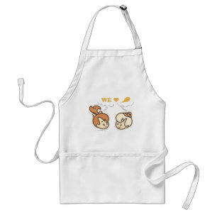 PEBBLES™ en Bam Bam Love Food Standaard Schort