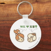 PEBBLES™ en Bam Bam Loves Nature Sleutelhanger (Voorkant)