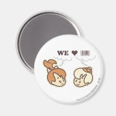 Pebbles en Bam Bam We houden van Magneet (Voorkant / Achterkant)