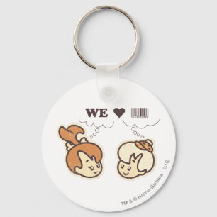 Pebbles en Bam Bam We houden van Sleutelhanger