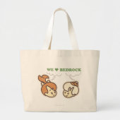 PEBBLES™ en Bam Love Bedrock Grote Tote Bag (Voorkant)